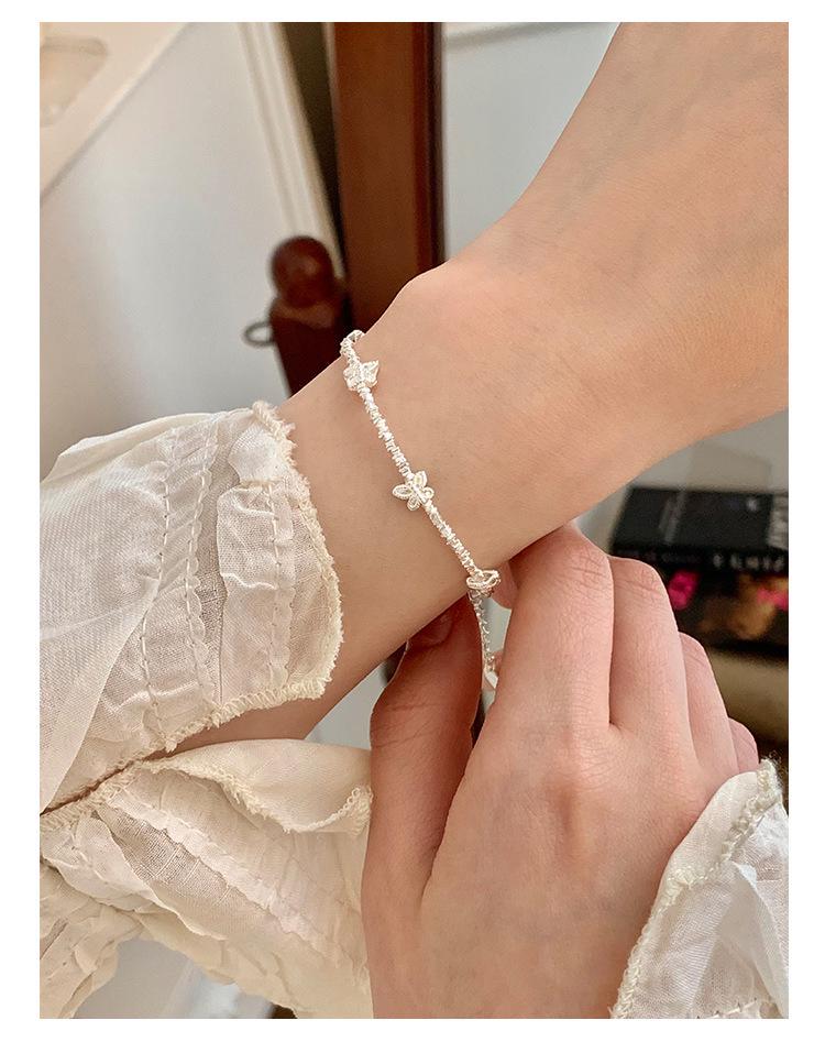 Chic Silver Butterfly Bracelet for Women - Stylish, Unique, and Trendy Hand Jewelry