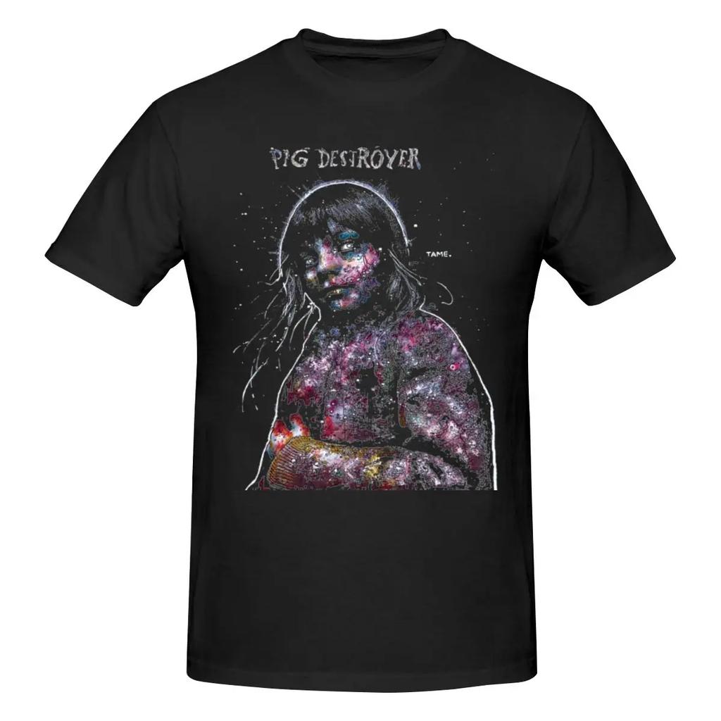 Pig Destroyer Herren Klassisches Unisex Baumwoll-T-Shirt für Männer & Frauen, Klassisches T-Shirt