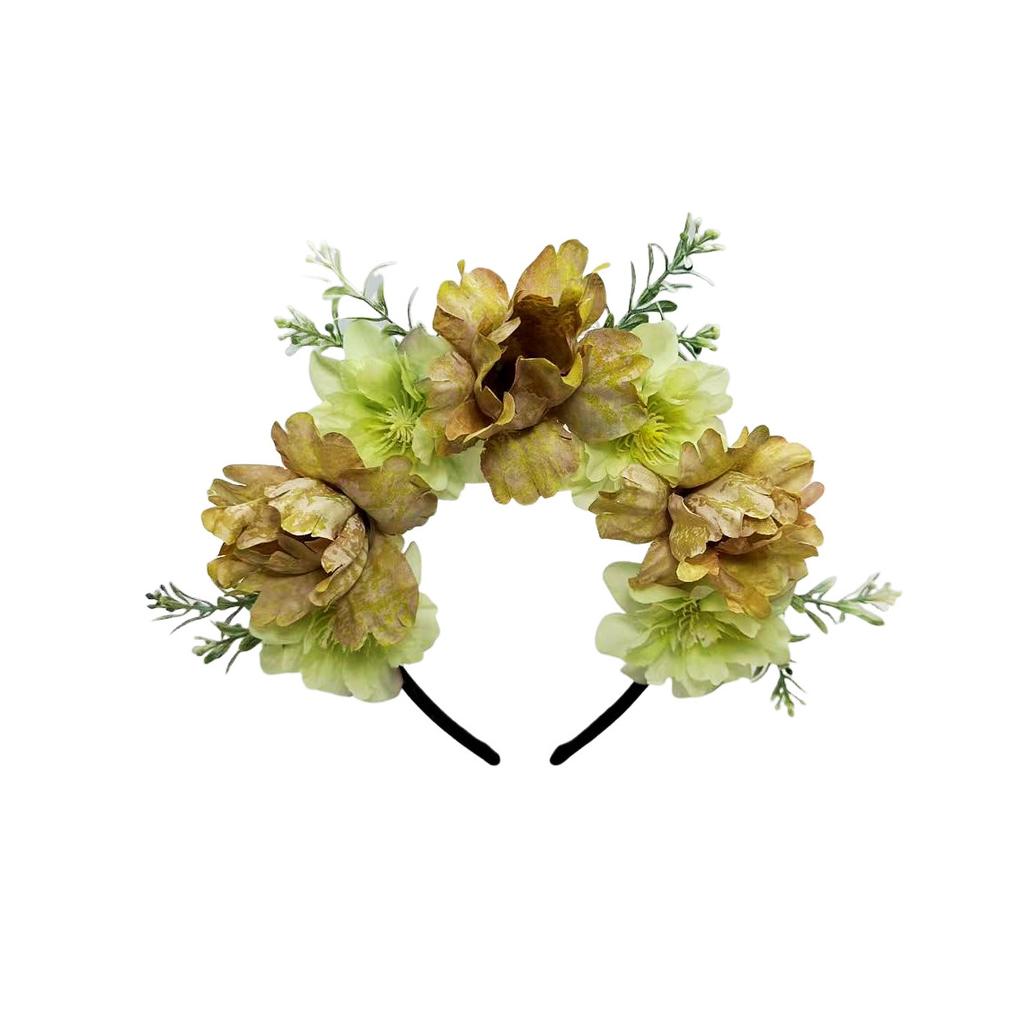 New super fairy flower headband Mori travel photo photo headgear wedding party hair accessories girl