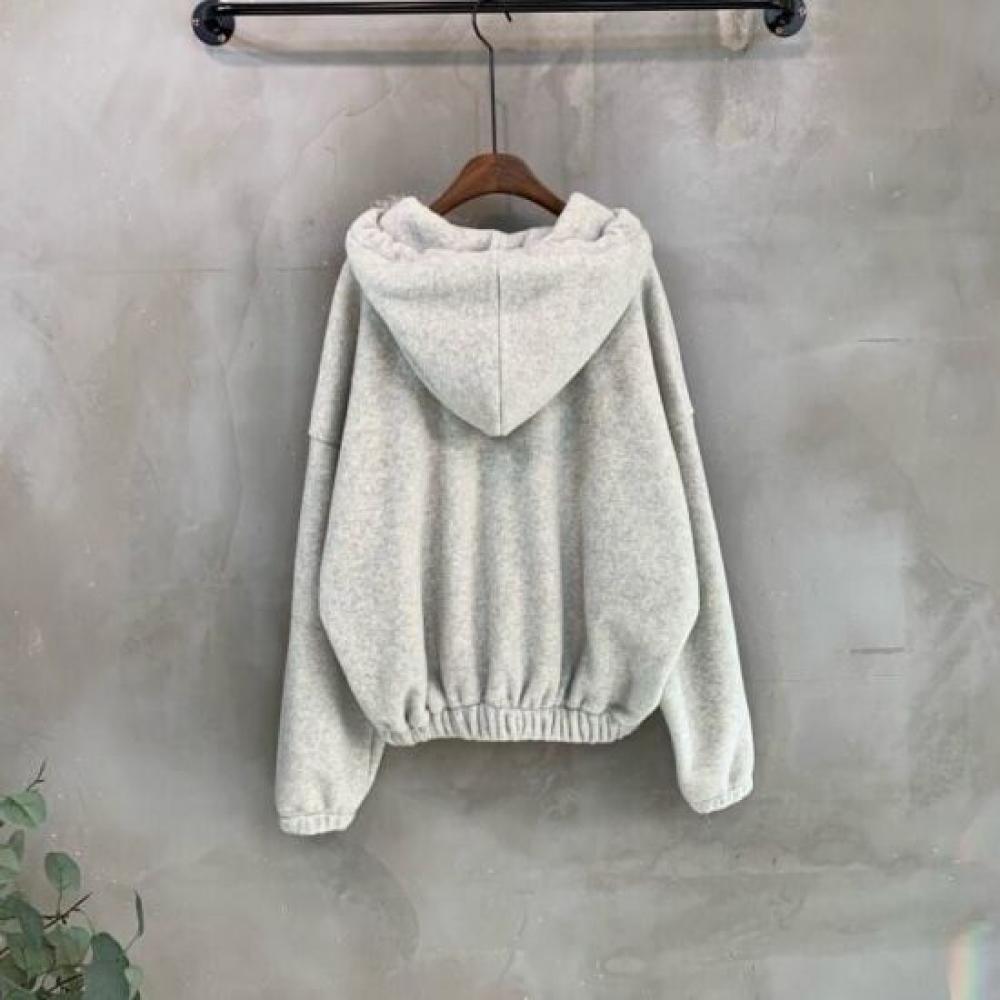 C S In The Room fleeCe Two Way Hooded Zip Up bandIng StrIng Wide pantS Set 2 