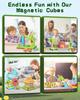 Magnetic Cube Building Set: Primeval Forest-Themed Educational Toy for Kids