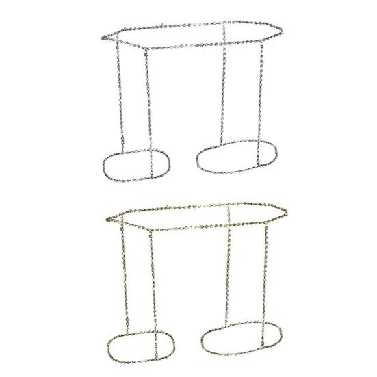 Body Chain Sexy Charming Single Loop Anti-scratch All-Match Decorative Gift Full Rhinestone Summer Beach