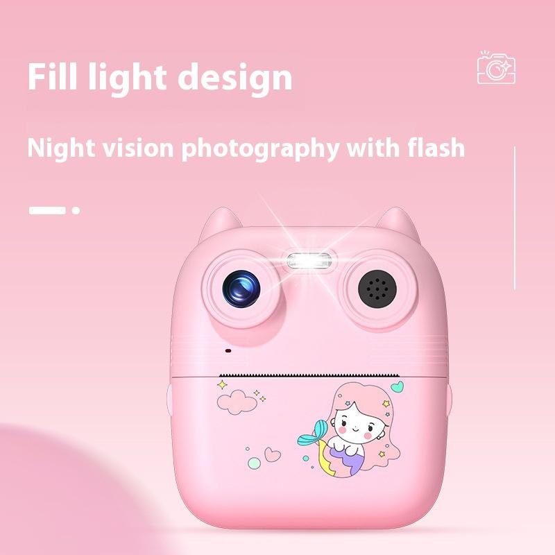 Children's Polaroid print camera high definition photo video gift box toy
