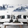 Self Adhesive Landscape Painting Sticker Chinese Style Wallpaper  For Home Decoration