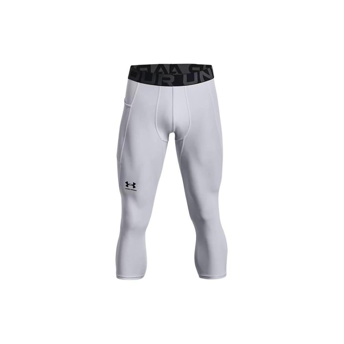 Спортивные брюки Under Armour HeatGear® мужские серые с белым 1361588-011 2XL