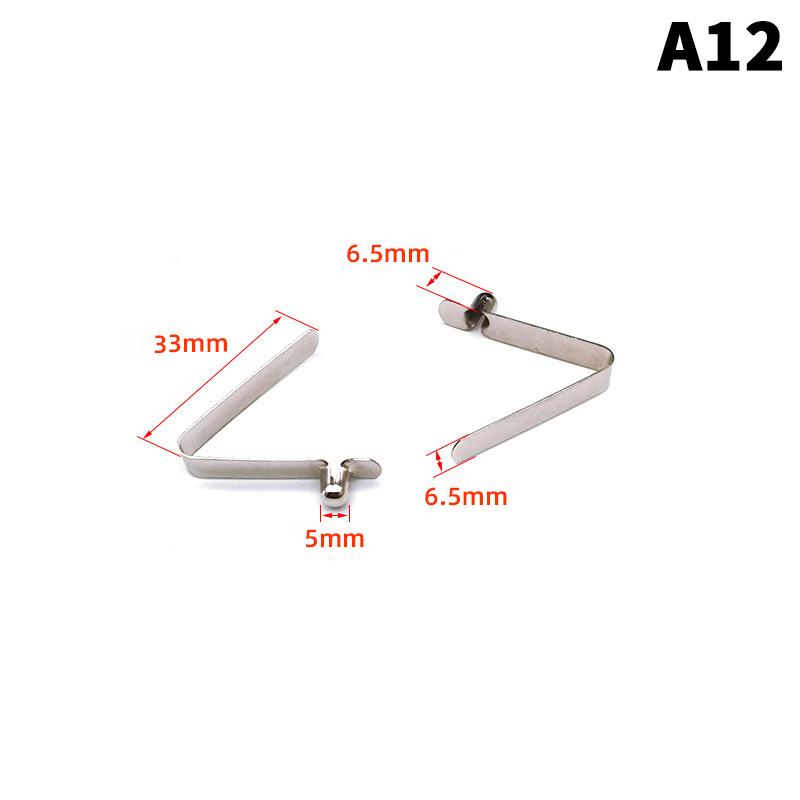 10 Bucăți Blocare V Snapshot Placă Paletă Caiac Stâlp Cort Buton Simplu/Dublu Clips cu Arc de Poziționare Flocat 3-5Mm