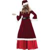 Hat Christmas Cosplay Cloth Dress Women Evening Dress  Stage Performance