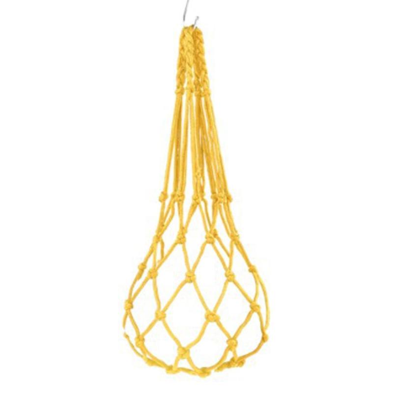 

Сетка для овощей и фруктов для кур, гусей, уток, крупных птиц, подвесная кормушка для лакомств, инструмент для кормления в курятнике жёлтый