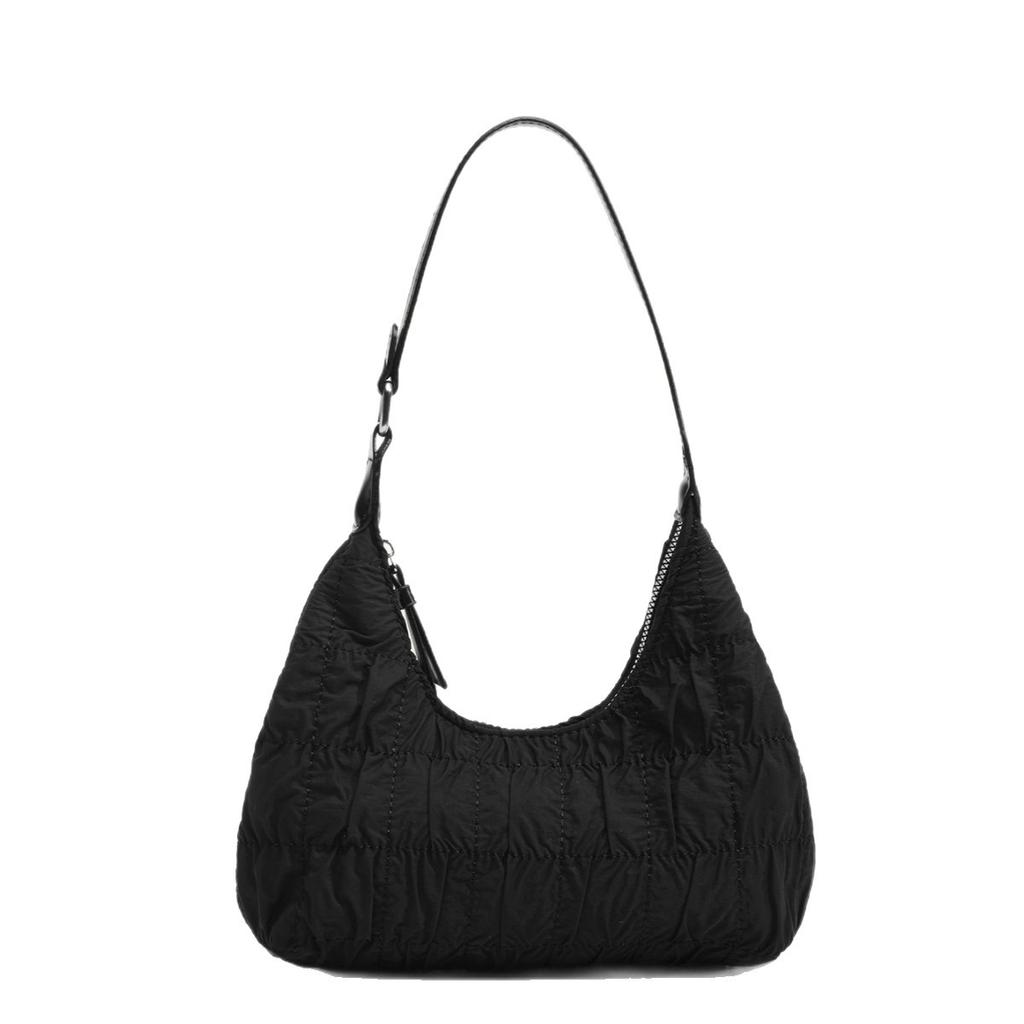 2025 Summer French New Fashion Single Shoulder Dumplings Underarm Bag Puff Bag Girl Cloud Fold Bag