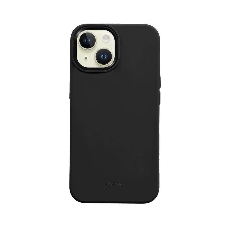 Crong Color Cover Lux Magnetic - Etui Iphone 15 Plus Magsafe (Czarny)