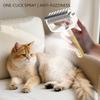 Pet Deshedding Brush With Massage Function Sprayer Dog Grooming Tool For Shedding Control And Coat Care
