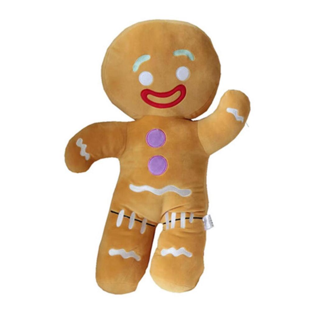 30-60Cm High-Quality Cartoon High-Quality Gingerbread High-Quality Man High-Quality Plush Play sets High-Quality Biscuit High-Quality Shrek 30cm Pendant