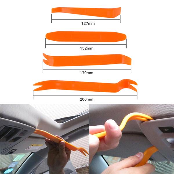4ks/sada Auto autorádio Obložení panelu dveří Clip Panel Dash Sada pro odstranění zvuku Nástroj pro opravu