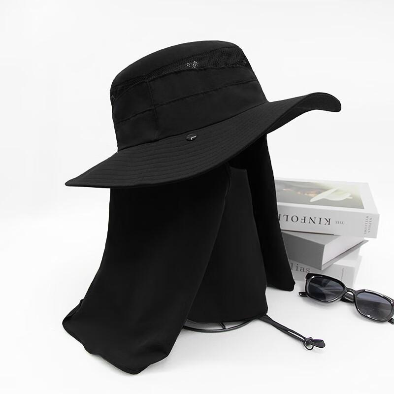 JIAOXIU Outdoor Sun Hat with Removable Face Shield One Size