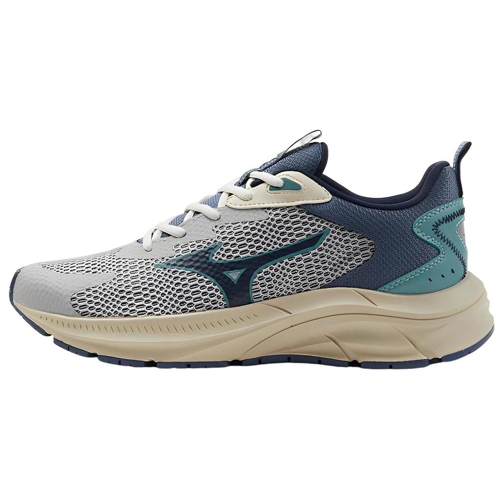Mizuno Pi Mesh PU Lite Daily Sports Shock Absorption Non-Slip Wear-Resistant Low-Top Casual Shoes Unisex Casual Shoes Gray Blue Green D1GH230701