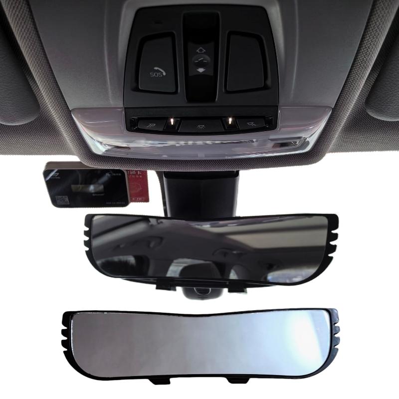 

1 Piece 160° Wide Angle Enhanced Field Of View Interior Monitor Car Accessories Universal Fit Curved Rearview Blind Spot Mirror 1