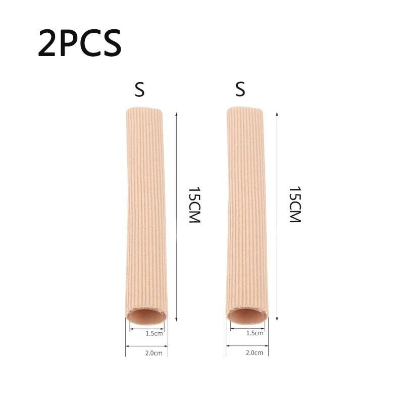 1/2/4/8Pcs Silicone Cover Cut Fabric Toe Separator Spacer Tube Sleeve Caps Valgus Corrector Hammer Protector Finger Foot Care