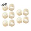 Double-sided Lace Embosser 2-in-1 Round Mooncake Mold Double Ended Pastry Press with Scallop And Home Baking Gadgets Spiral Embossing for DIY Baking,