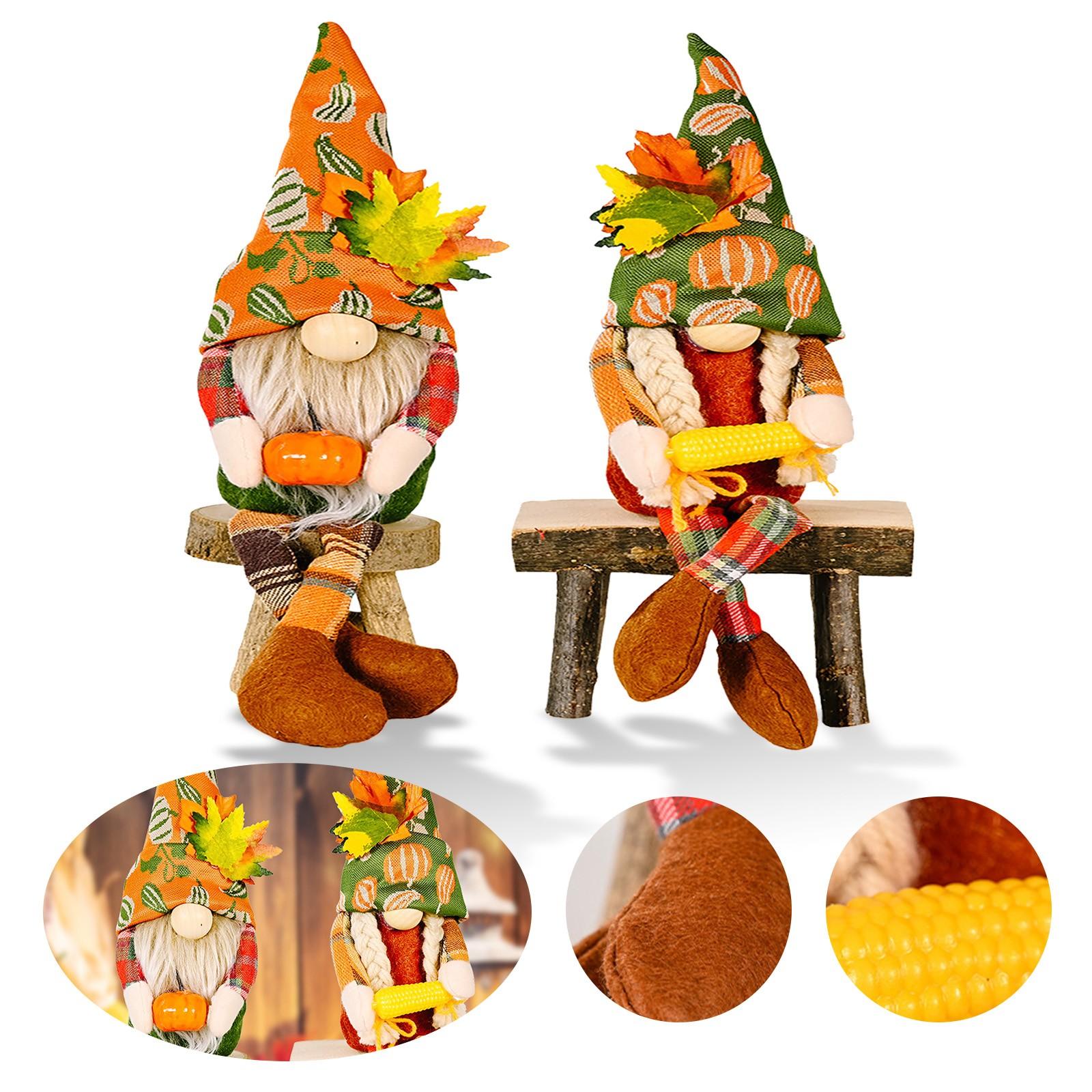 

Осеннее украшение Кукурузные висячие ножки Безликие кукольные украшения