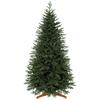 7ft Artificial Christmas Tree Full Hinged Xmas Tree Solid Pine Wood Stand, Green