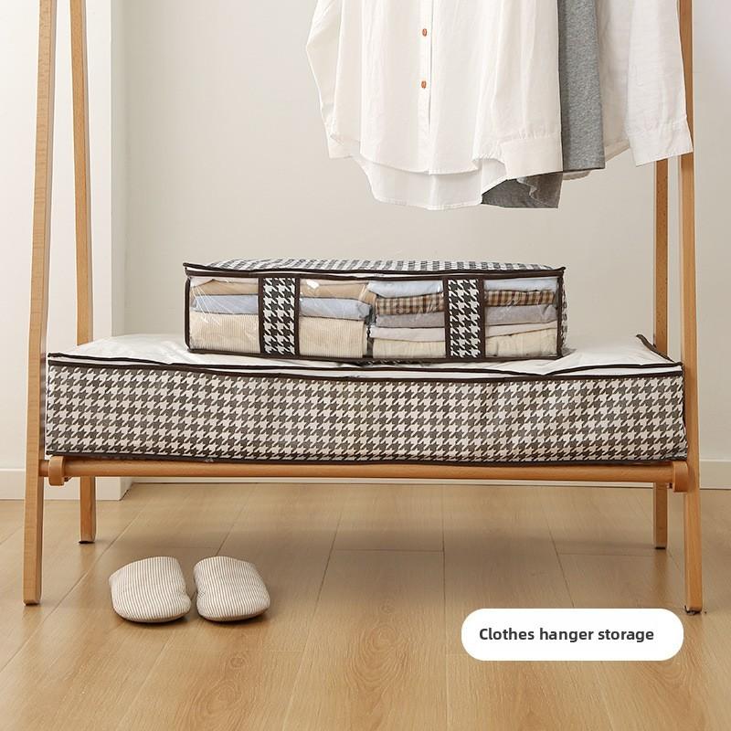 Cubic Storage Bag With Non Woven Fabric For Bedroom Closet Organizer And Travel Use