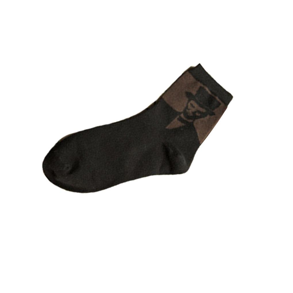

Men Socks Gentleman Style Pattern Autumn Winter 70 Cotton Socks Boys Socks Tube Socks кавовий