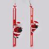 Electric Musical Climbing Santa & Reindeer Cart – Creative Christmas Decoration & Gift