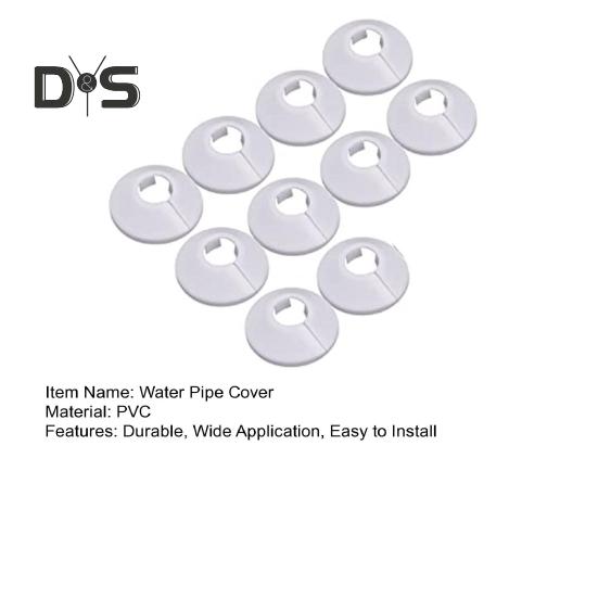 10 ks Kryt potrubí chladiče Hladký povrch Snadná instalace Pohodlná dekorace na trubku na stěnu Domácí zásoba