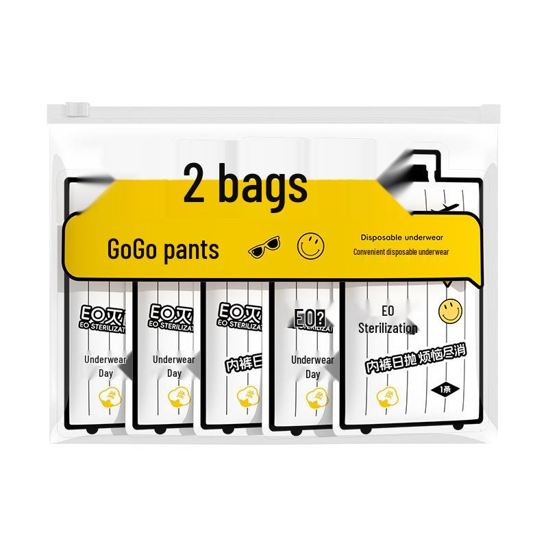 Women's Disposable Underwear: Travel-Friendly, No Logo, Sterile, Wash-Free for Maternity, Postpartum, and Daily Use.