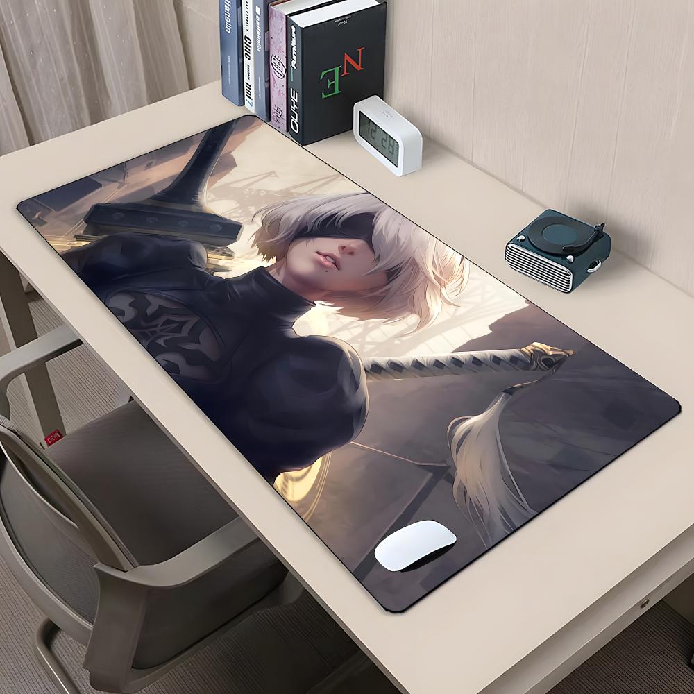 NieR Automata 2b Mouse Pad Rubber Antislip Keyboard Pad 40x90cm Mousepad Gaming Accessories XXL Office Computer Mat