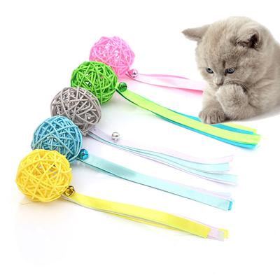 Cat Funny Balls Toy With Bells Colourful Interactive Toy Squeaky Toy Pet Products Cat Accessories
