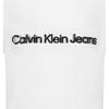 Calvin Klein Letter Pattern Loose Fit Crew Neck Short Sleeve T-Shirt Men Tops White J323251YAF