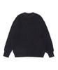 WANGGWAN Wool Blend Oversized Crew Neck Knit (Black)