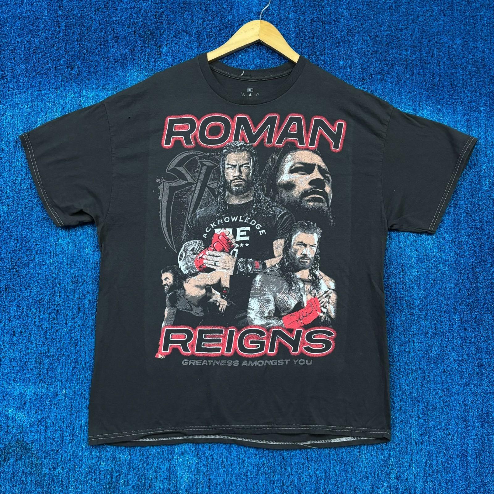 WWE Legends Roman Reigns Wrestling T-Shirt Size Extra Large Unisex T-Shirt XXXL