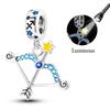 Sales 925 Silver Luminous Twelve Constellations Charms Bead Fit Bracelet DIY Women Birthday Jewelry Gifts