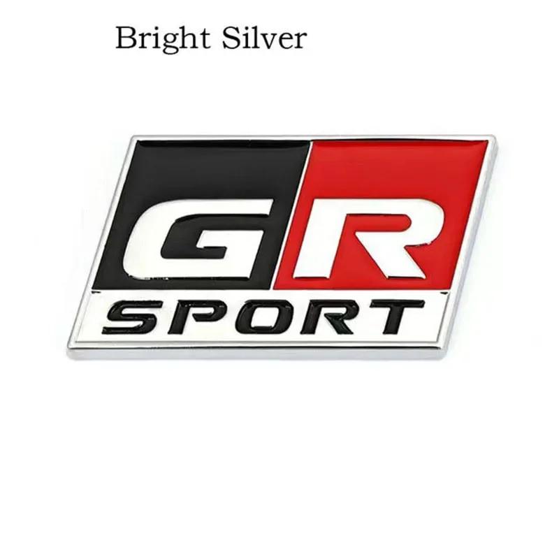3D Metal GR Sport MGJDRYD Logo Car Front Hood Grille Emblem Badge Auto Side Fender Decal Sticker HDRYE for Toyota HV YARiS RZ RC RS Prius