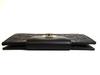 Authentic Salvatore Ferragamo Gancini Black Leather Flap Long Wallet #b127  Open box