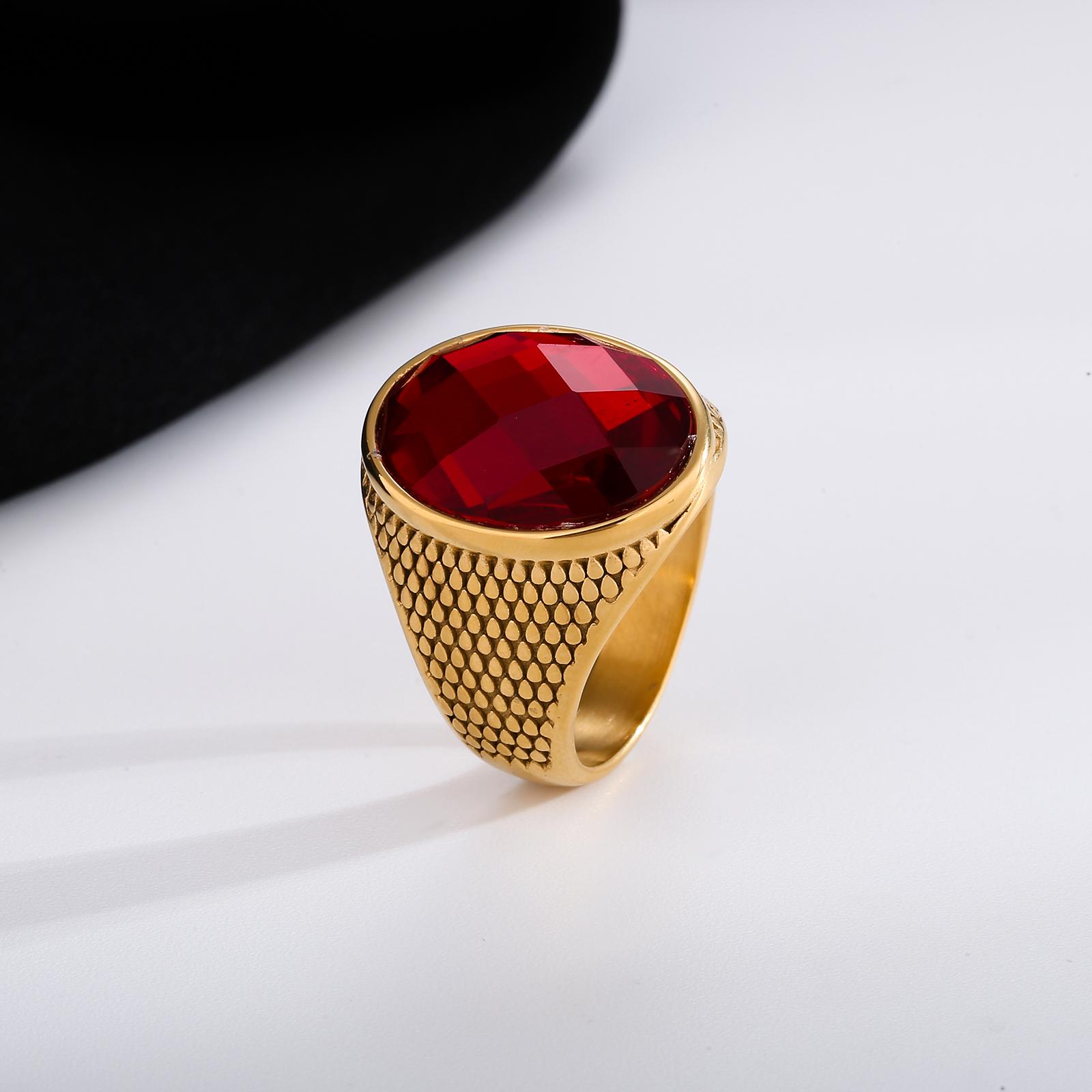 Классические мужские кольца из высококачественной нержавеющей стали 316L с ониксом, трендовые украшения 8