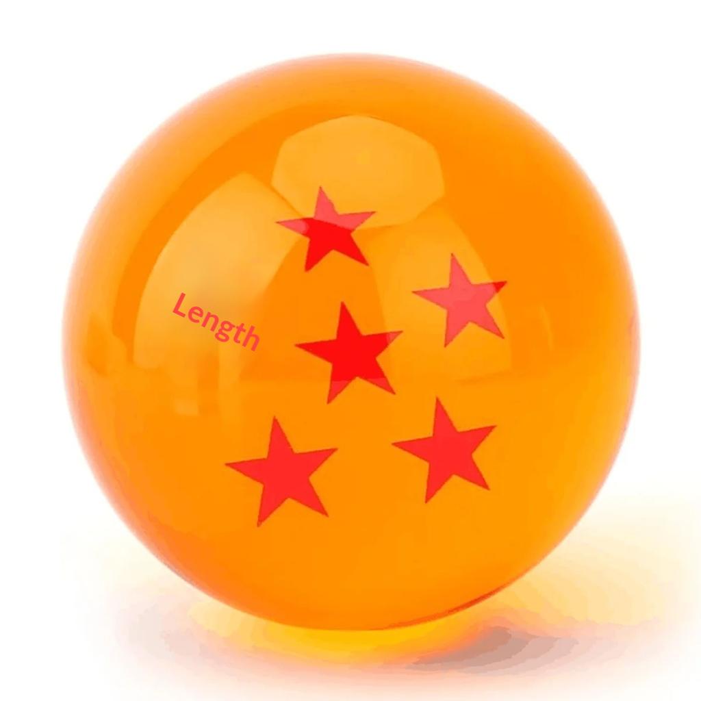 7,6cm Dragon Ball Z Anime Figurka Horký výprodej Křišťálová koule Hračka 1 2 3 4 5 6 7 Hvězdné Dračí koule Stolní dekorace Hračka Dětský dárek