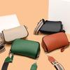 Leather Women's Bag First-layer Cowhide Shoulder Bag New Trendy Simple and Fashionable Wide Shoulder Strap Messenger Bag
