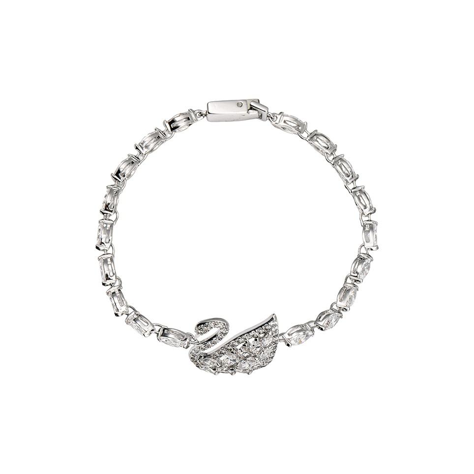 

Swarovski Swan Lake Crystal Bracelet Women Bracelets 5379947 Box+Shopping Bag (Random Color)