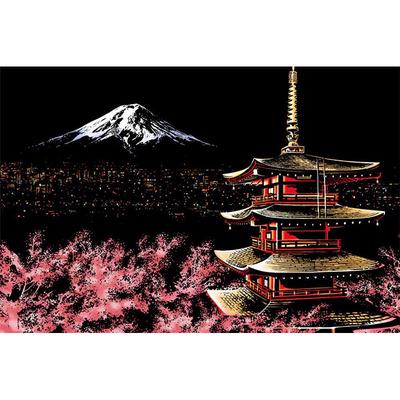 Diamond Painting Embroidery Mount Fuji Night View Gift Embroidery Handicrafts Diamond Wall Art