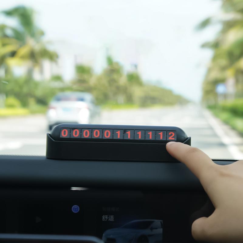 Parking Phone Number Plate Stylish Car Parking Number Plate Car Parking Card Practical Telephone Number Plate Temporary Parking United States