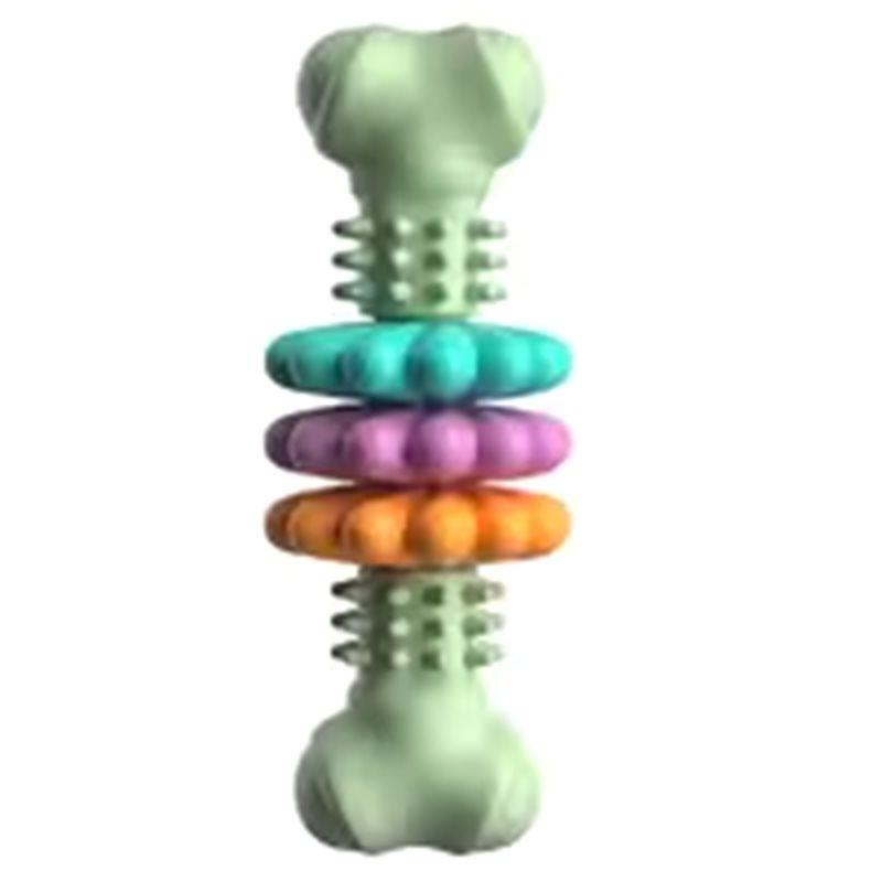 

2025 Trend Dog Chew Pet Bone Type Multi-Meat Pieces Bite Resistant Teeth Set Meaty Bone Dog Bone Supplies