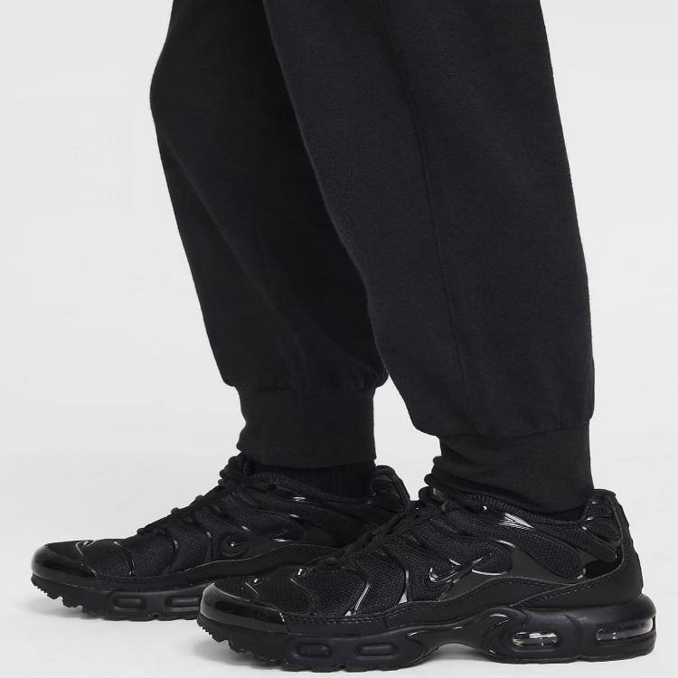 Nike Casual Long Pants Simple Letter Elastic Waist Comfortable Versatile Breathable Kids bottoms Black HM9272-010