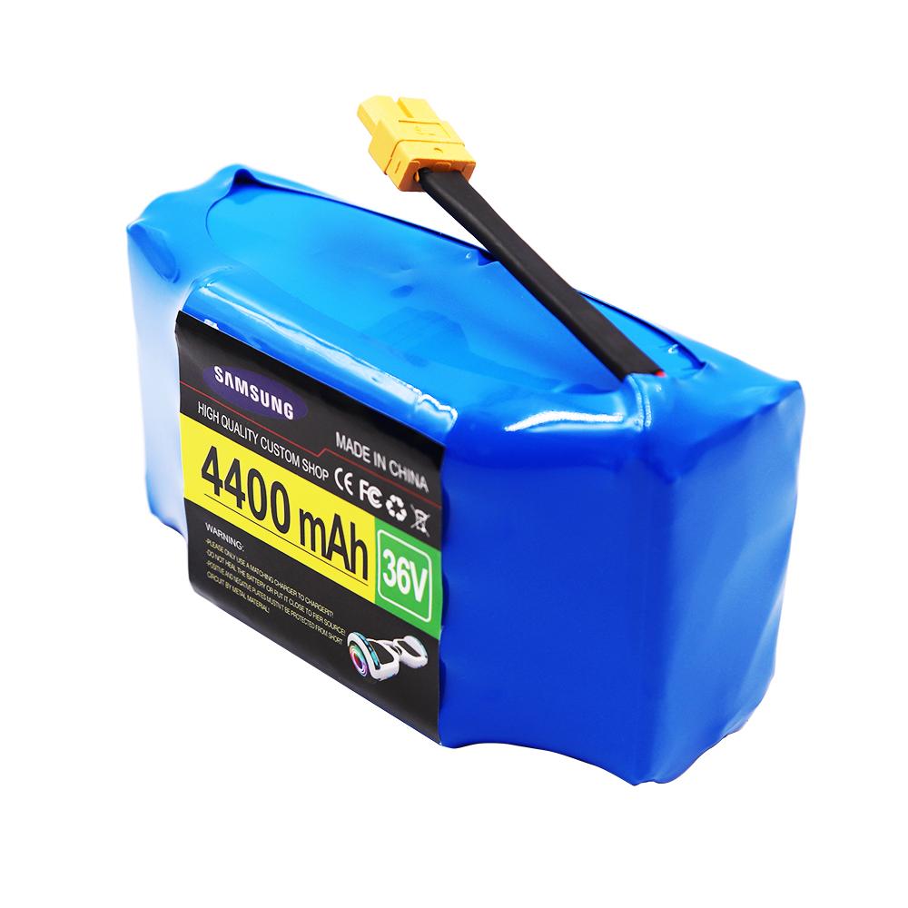 

Оригинальные аккумуляторы 36 В, 4400 мАч, 4 Ач, литий-ионные аккумуляторы для электрического самобалансирующегося скутера, ховерборда, моноцикла