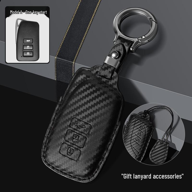Lexus Carbon Fiber Key Cover for RX350, NX350, NX260, UX260h, LS500, ES300h