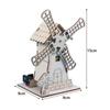 Wooden Electric Windmill House Handmade Material Set Creative Assembled Science Education Jigsaw