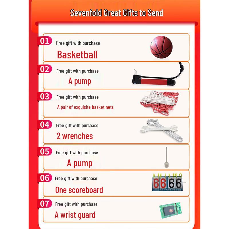 Pingmai Portable Basketball Hoop
