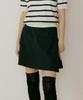 Lingseoul Summer Wool Skirt Pants-Black